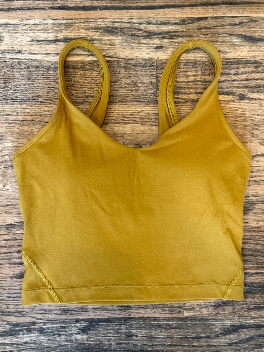 lululemon athletica Mustard Gold Seamless Sports Brami